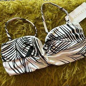 Retro Palm Twist Bandeau